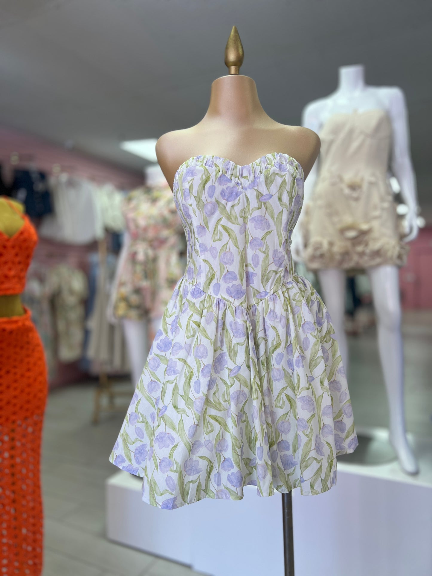 Dress Purple Flower