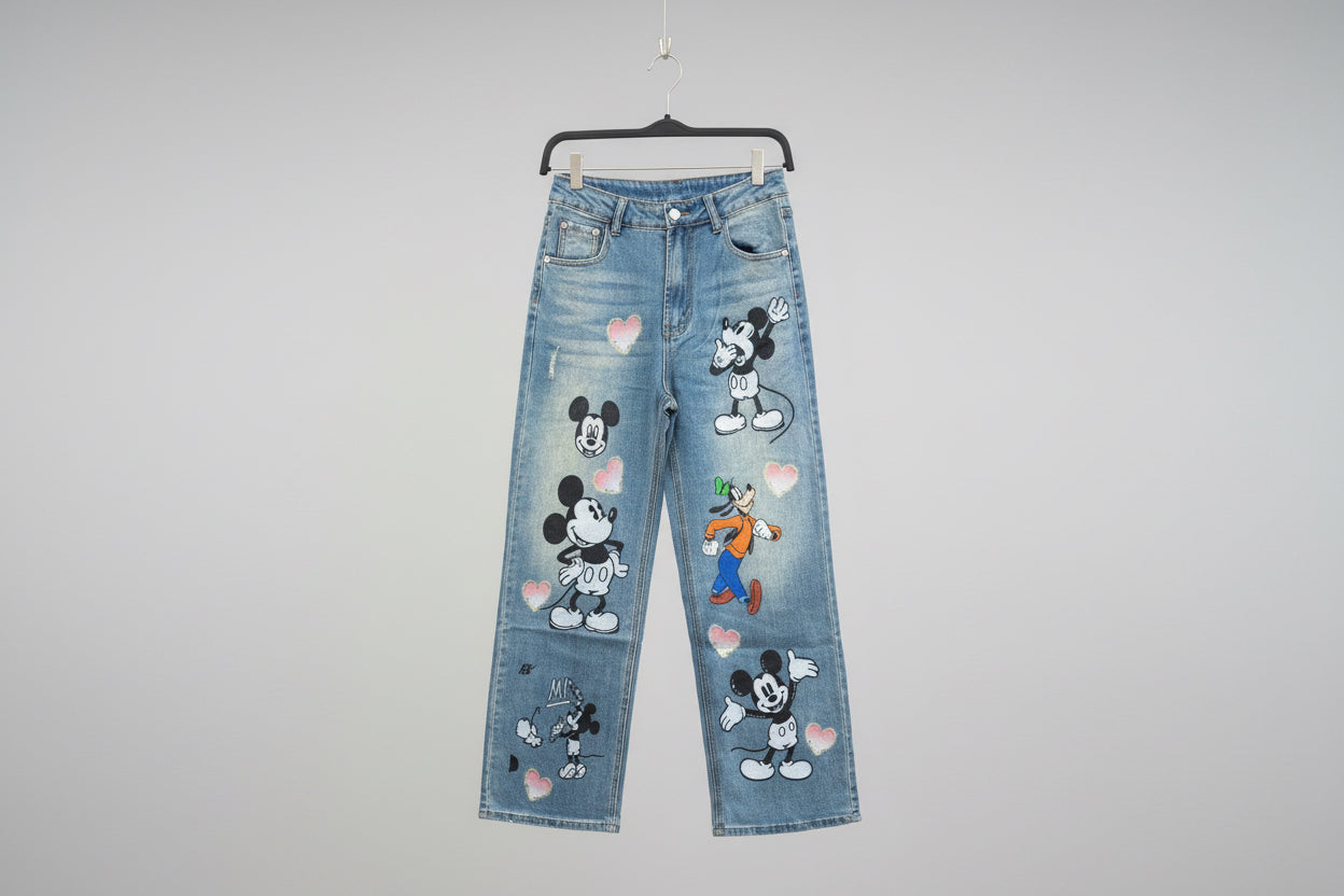 Jeans Love Mouse