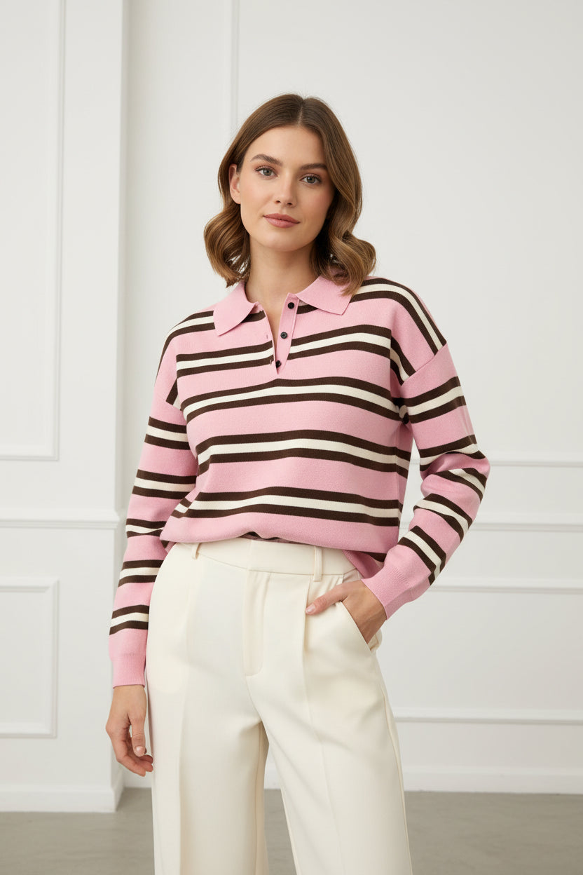 Shirt Pink/Brown
