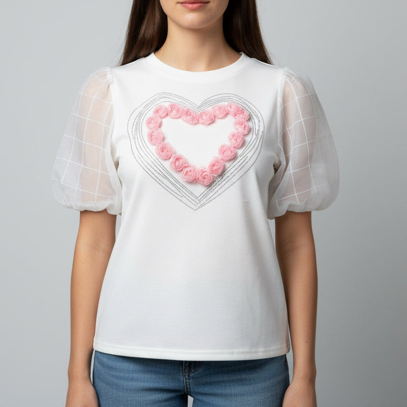 Shirt Pink Heart