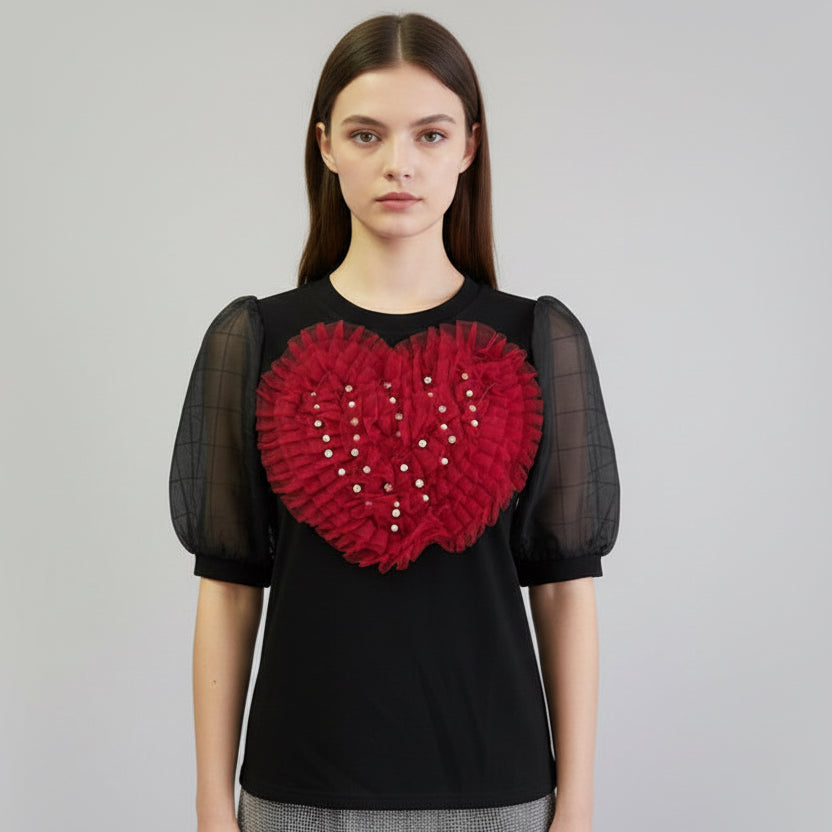 Shirt Black Heart