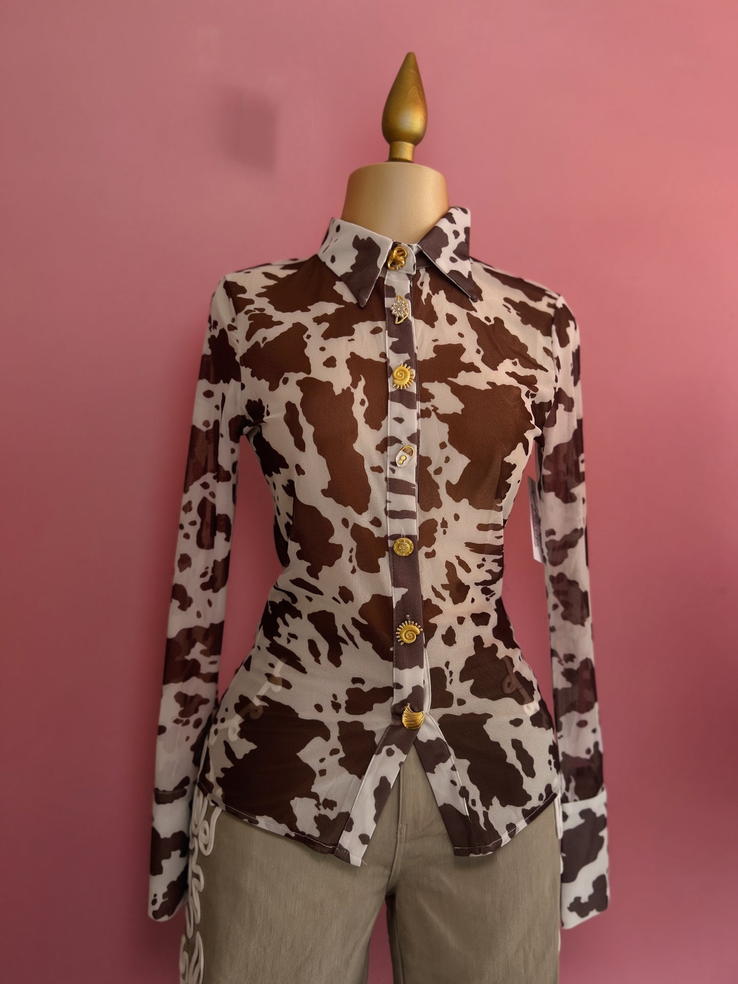 Shirt Mesh Cow