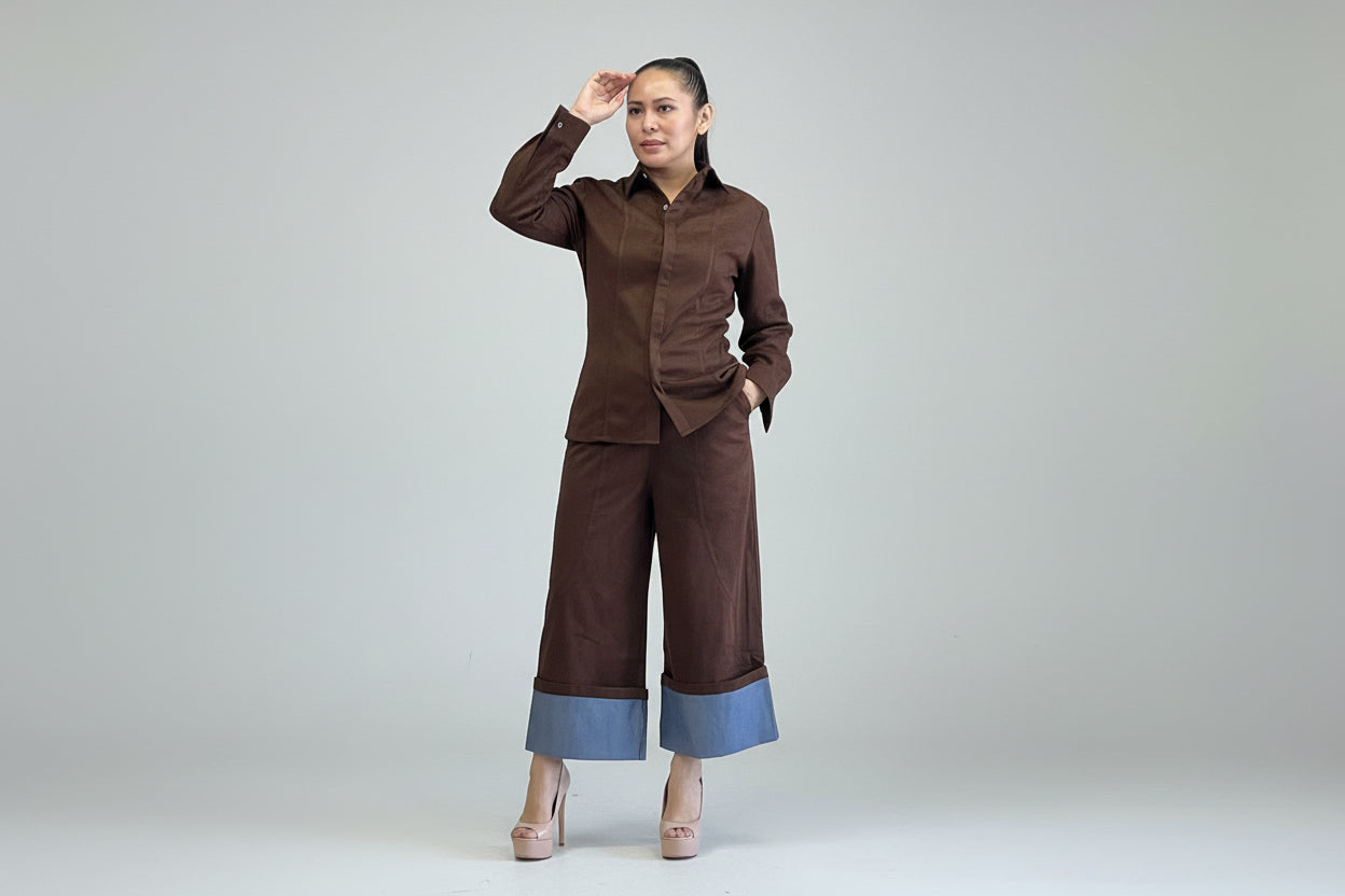 Set Denim Brown