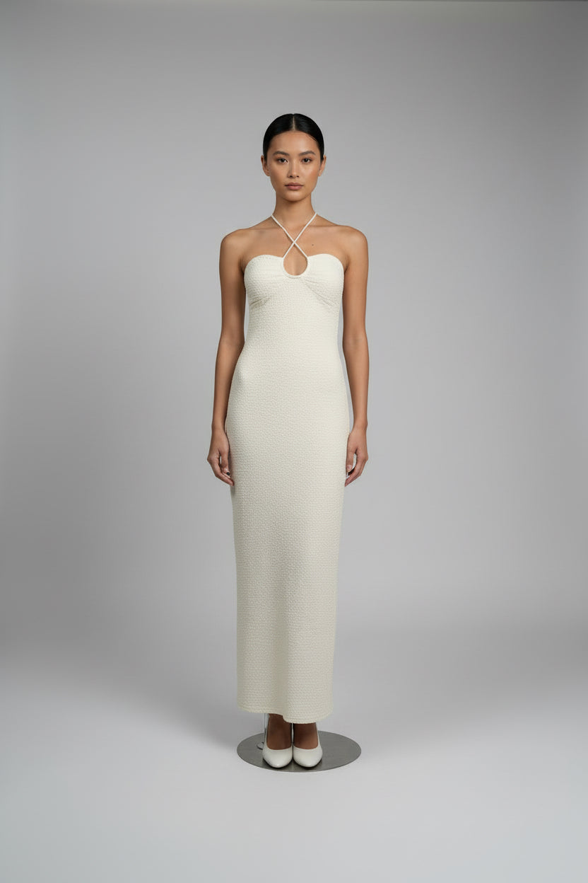 Dress Cream Beach