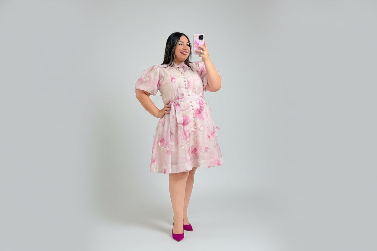 Dress Morada Flor