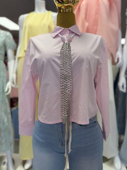 Shirt Tie Pink