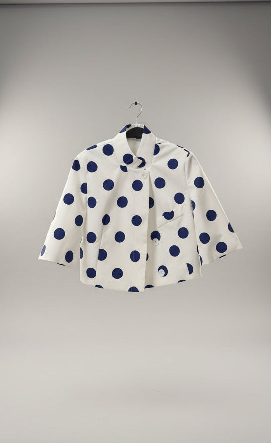 Coat Blue Dots