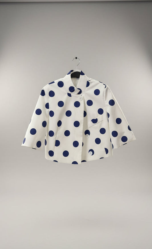 Coat Blue Dots