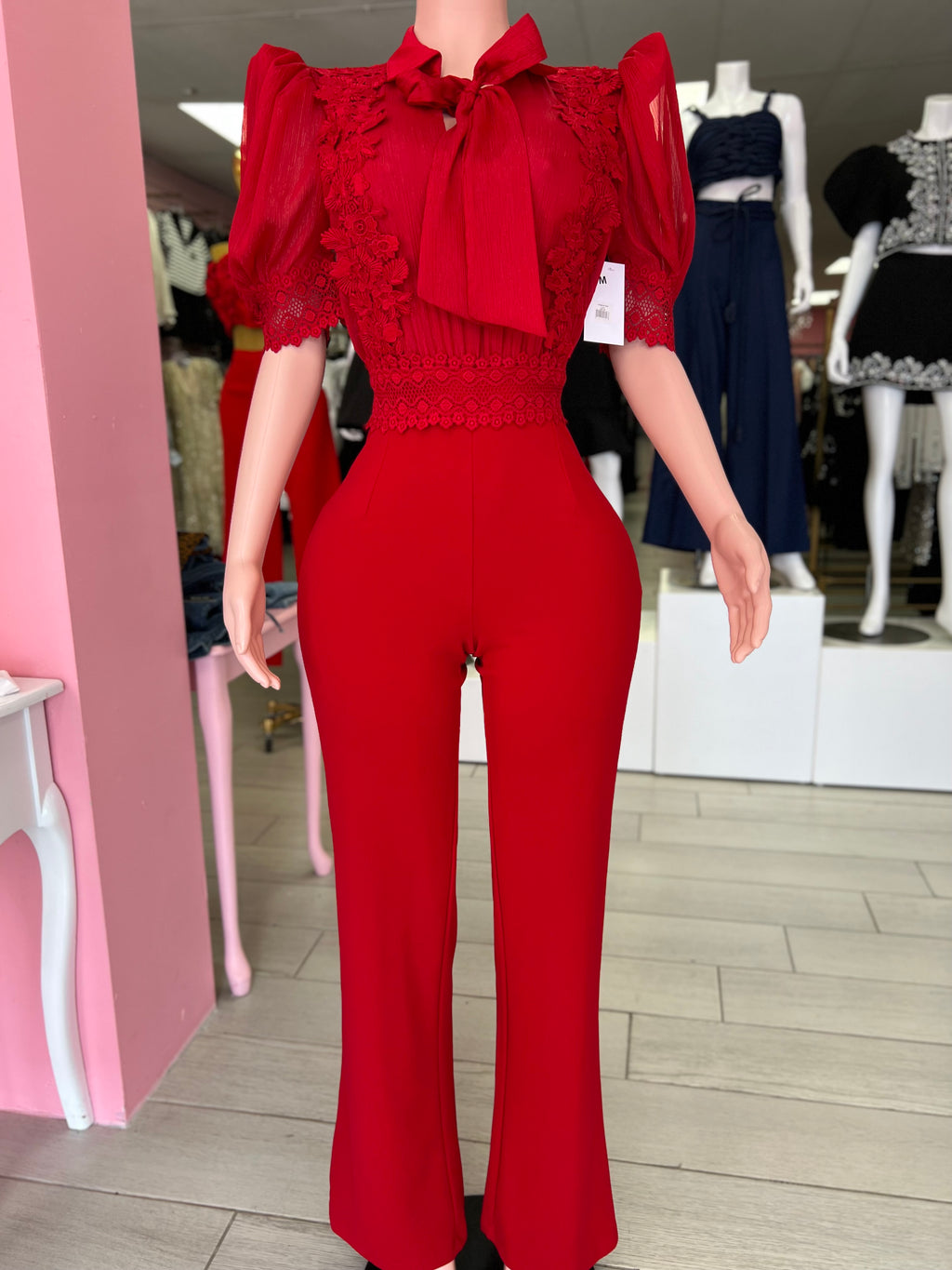 Jumpsuit Red Love