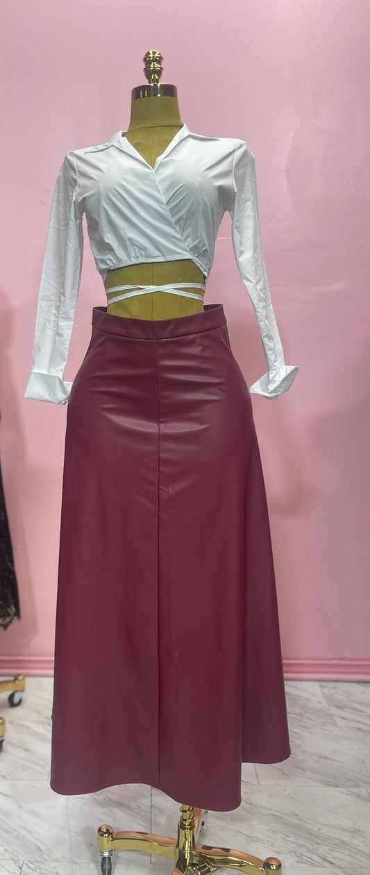 Set Wine leather