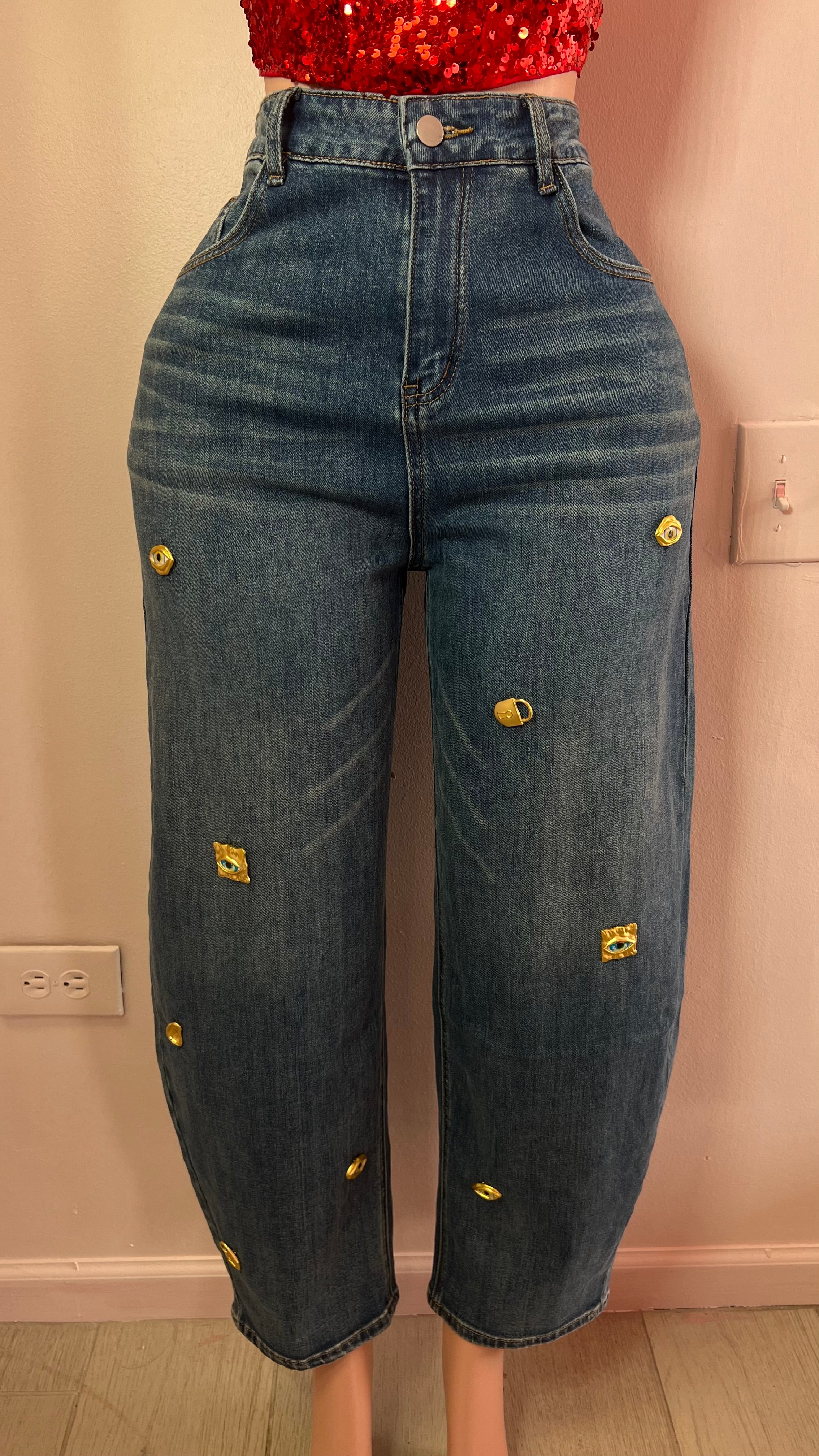 Jeans Rock Gold