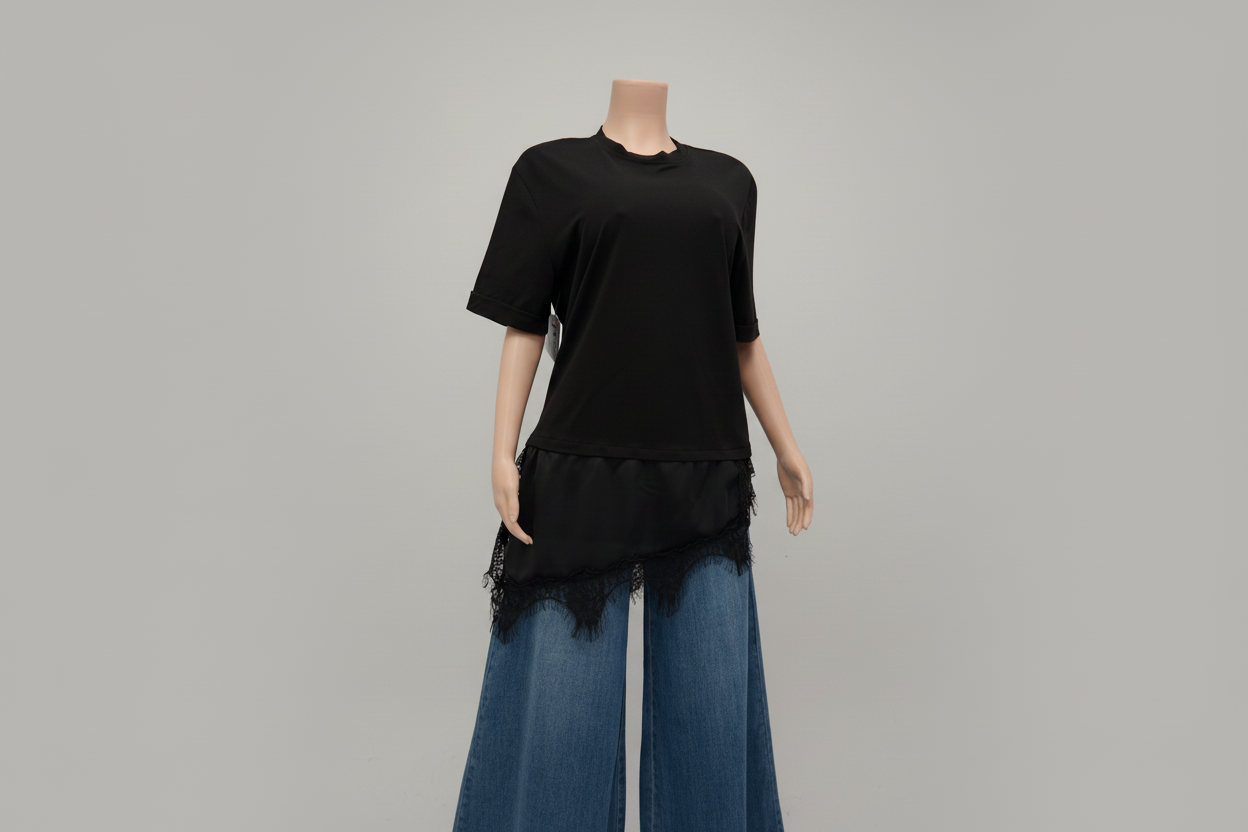 Shirt Black Lace