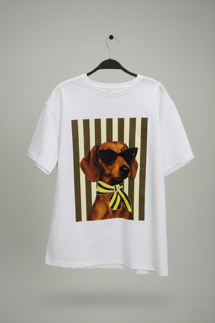 Shirt Dog Stripes