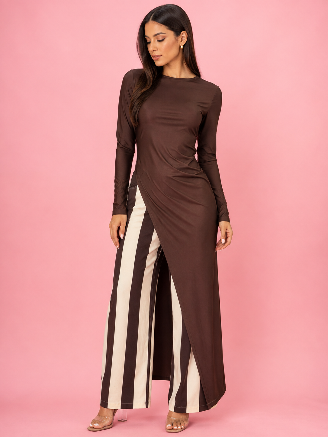 Skirt Brown Asymmetrical