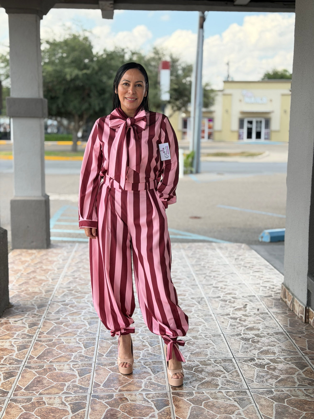 Set Pink Stripes