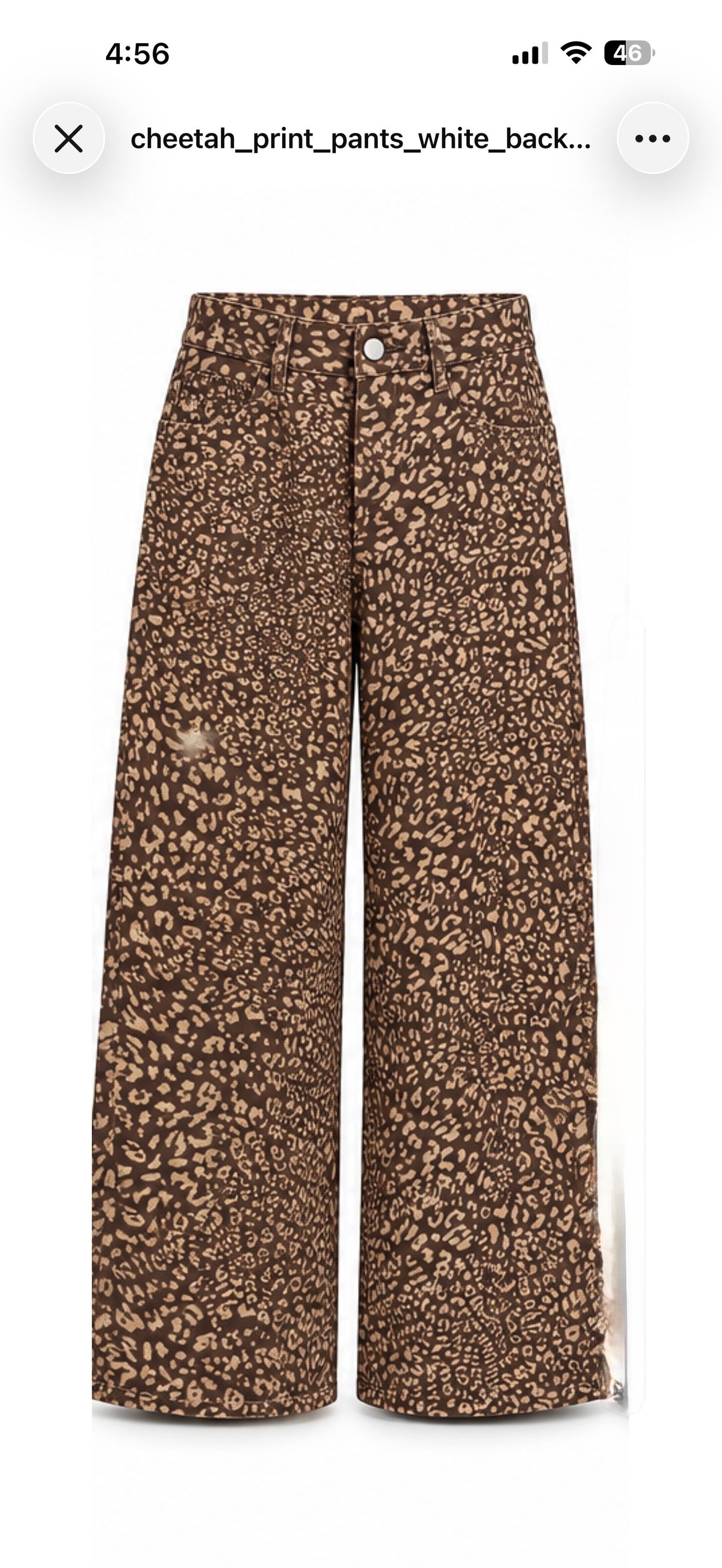 Jeans Cheetah Print