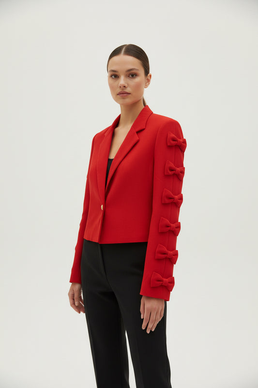 Blazer Bows Red