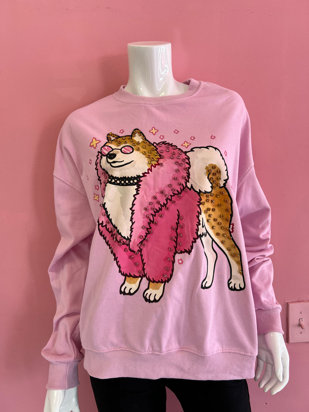 Sweater Pink Dog