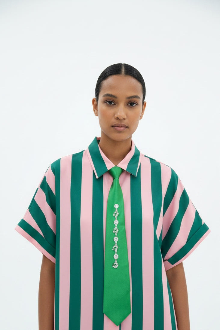 Shirt Pink Green