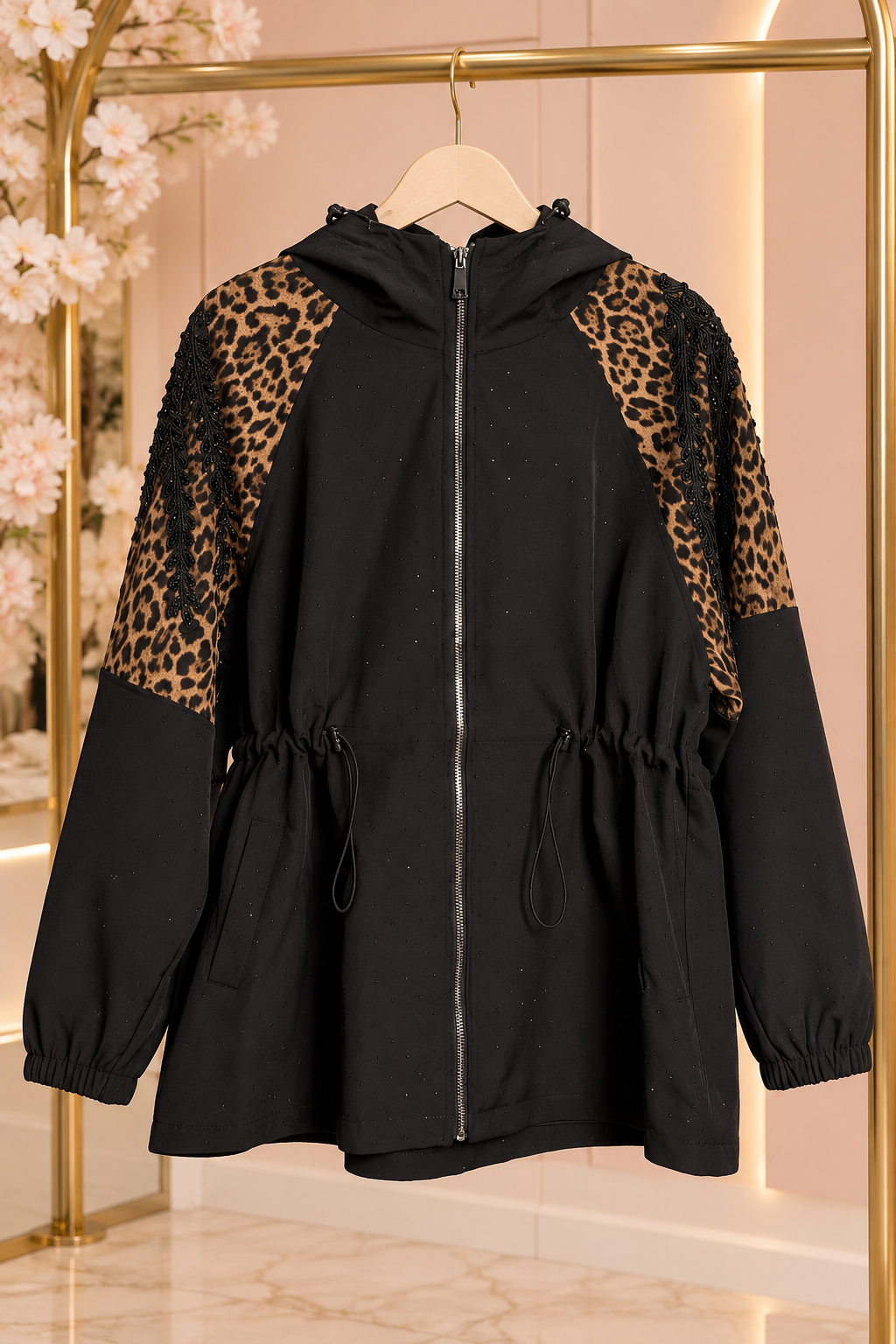 Jacket Cheetah Glitter