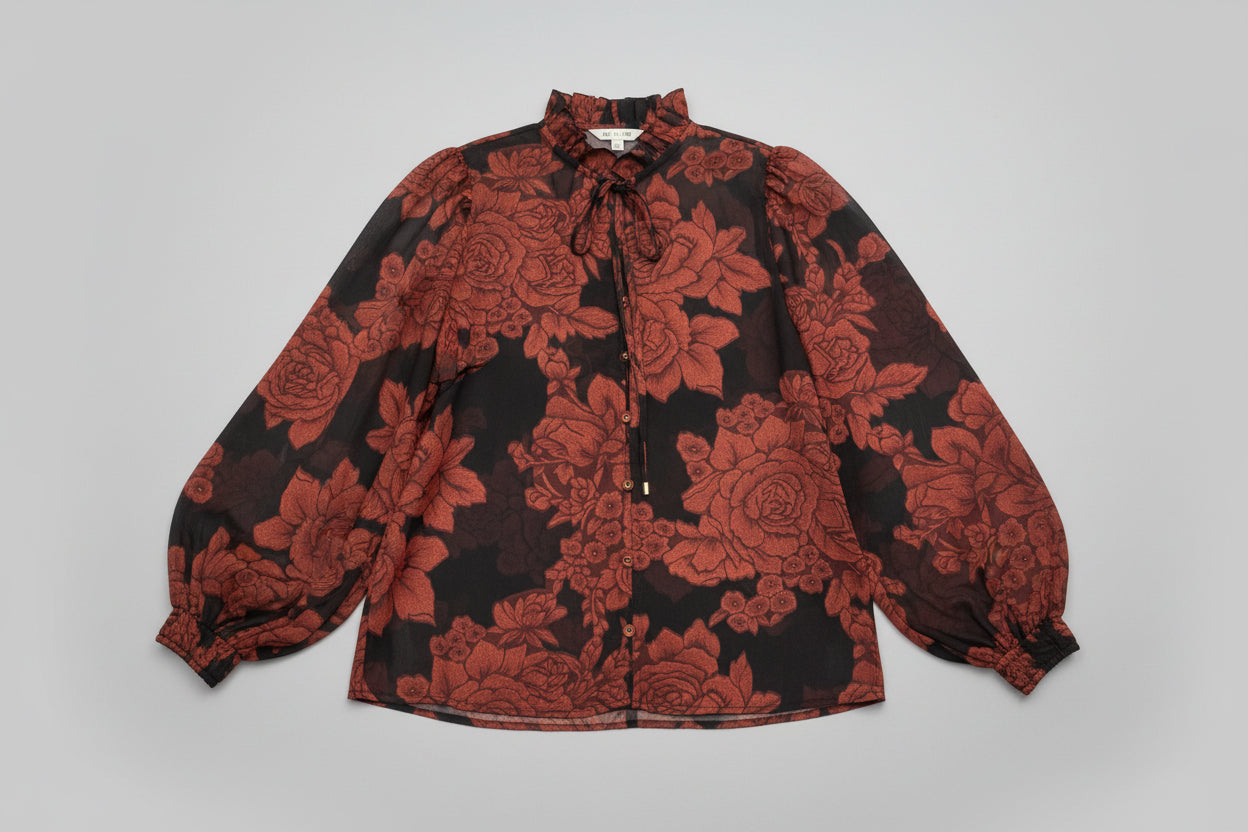 Shirt Orange Rose