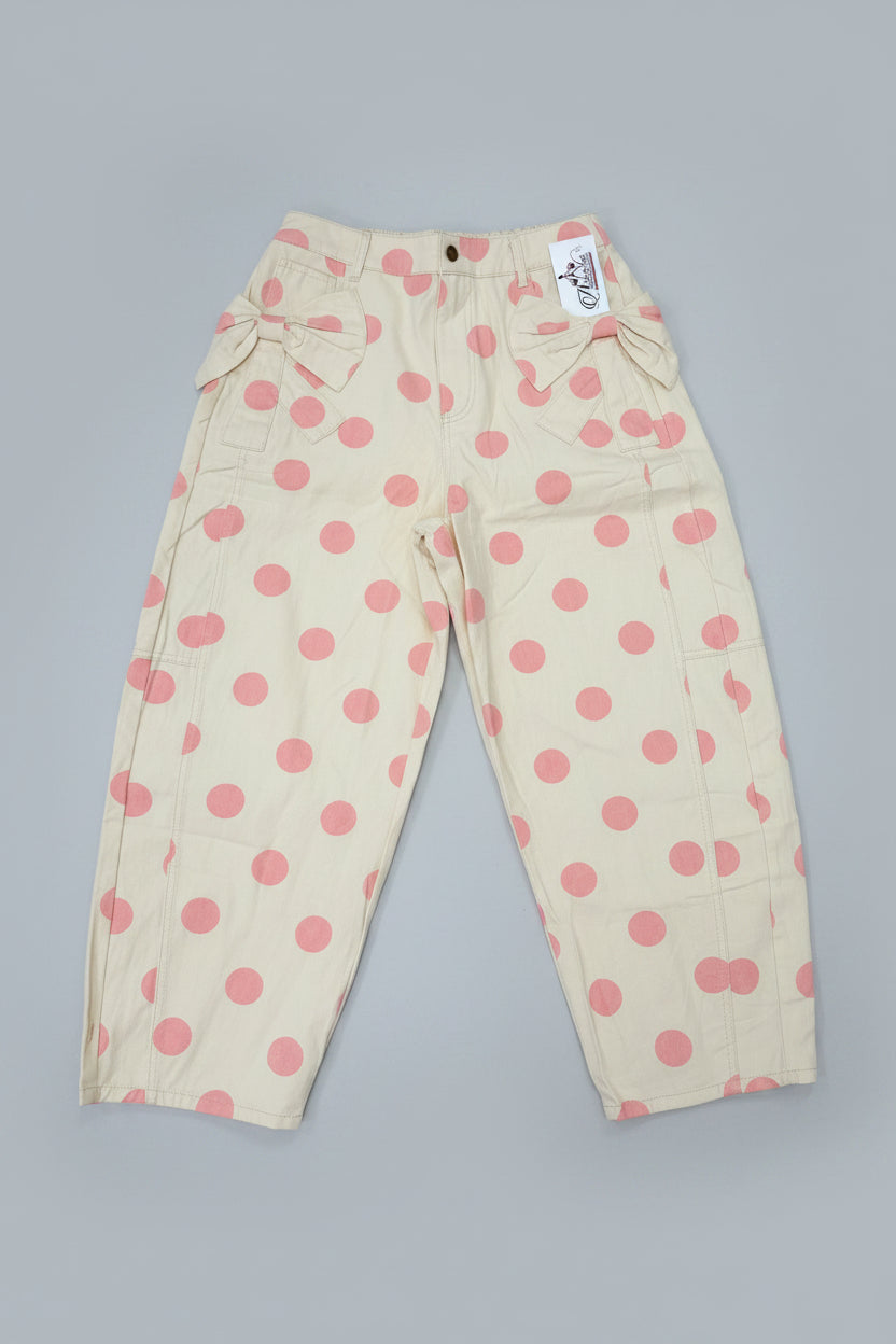 Jeans Pink Polka