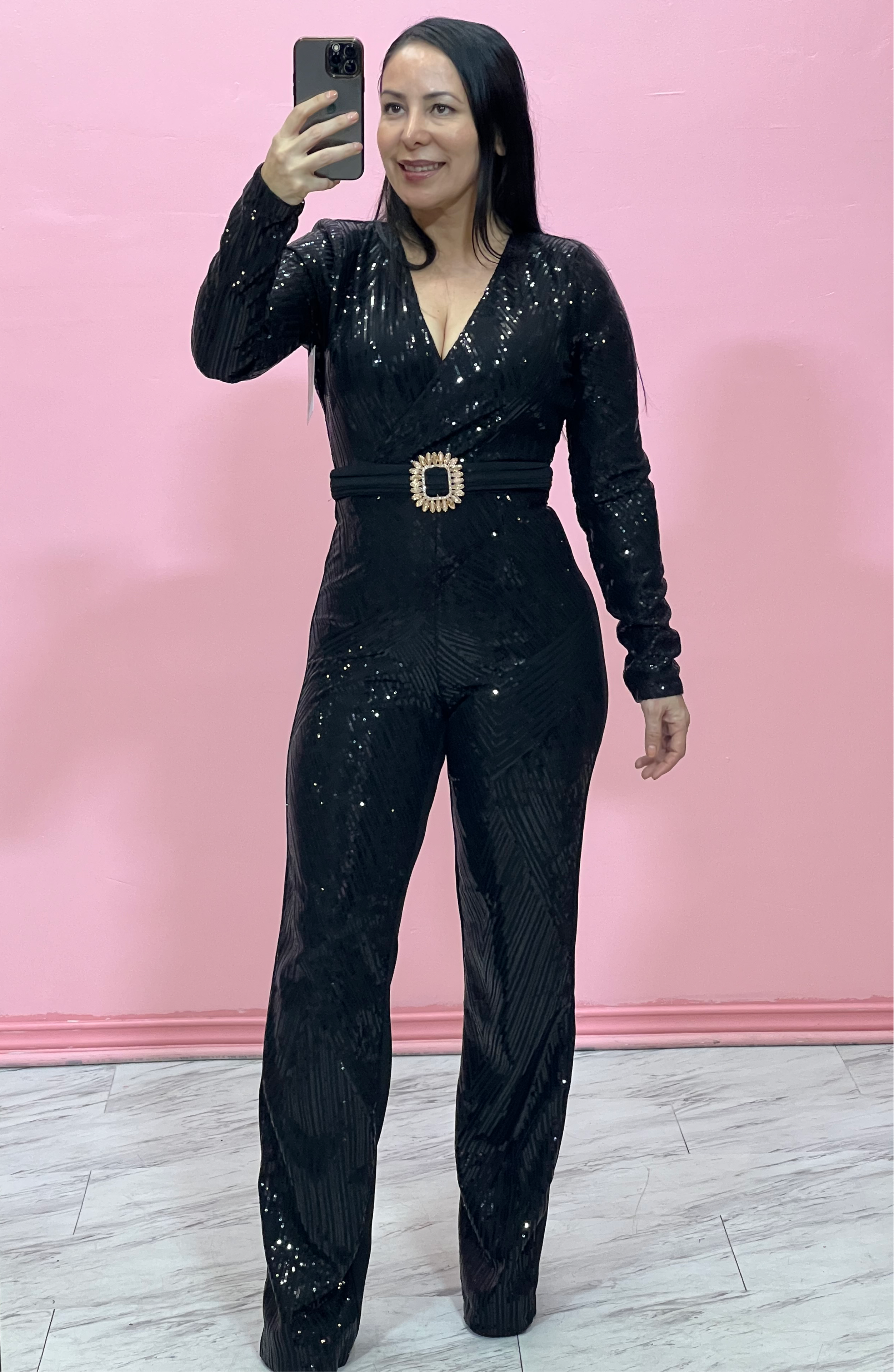 Jumpsuit Black Gold