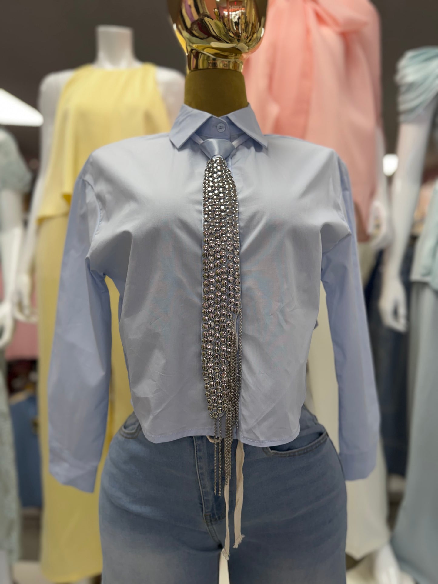 Shirt Tie Blue