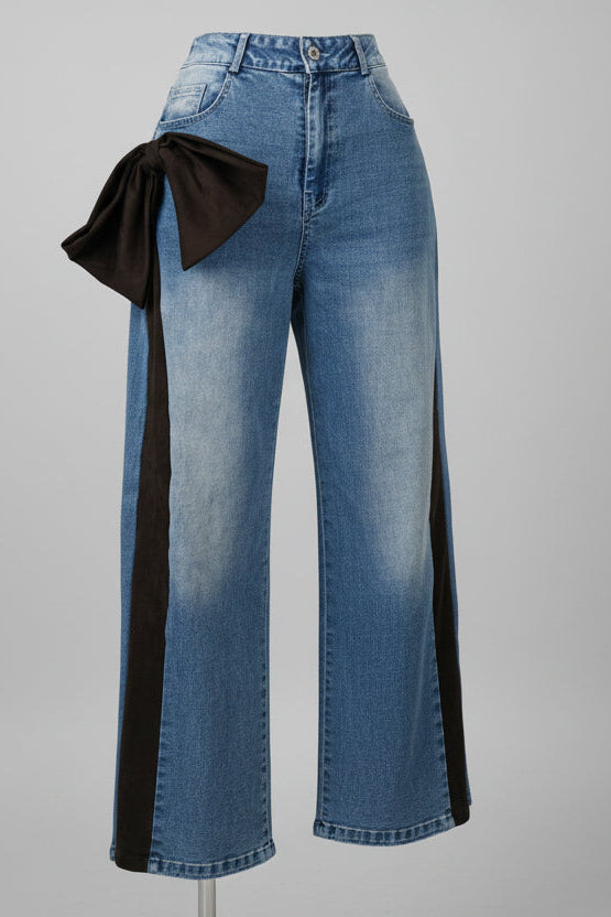 Pants Brown Bow