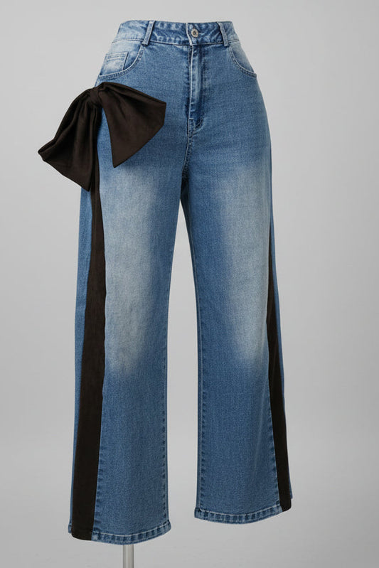 Pants Brown Bow