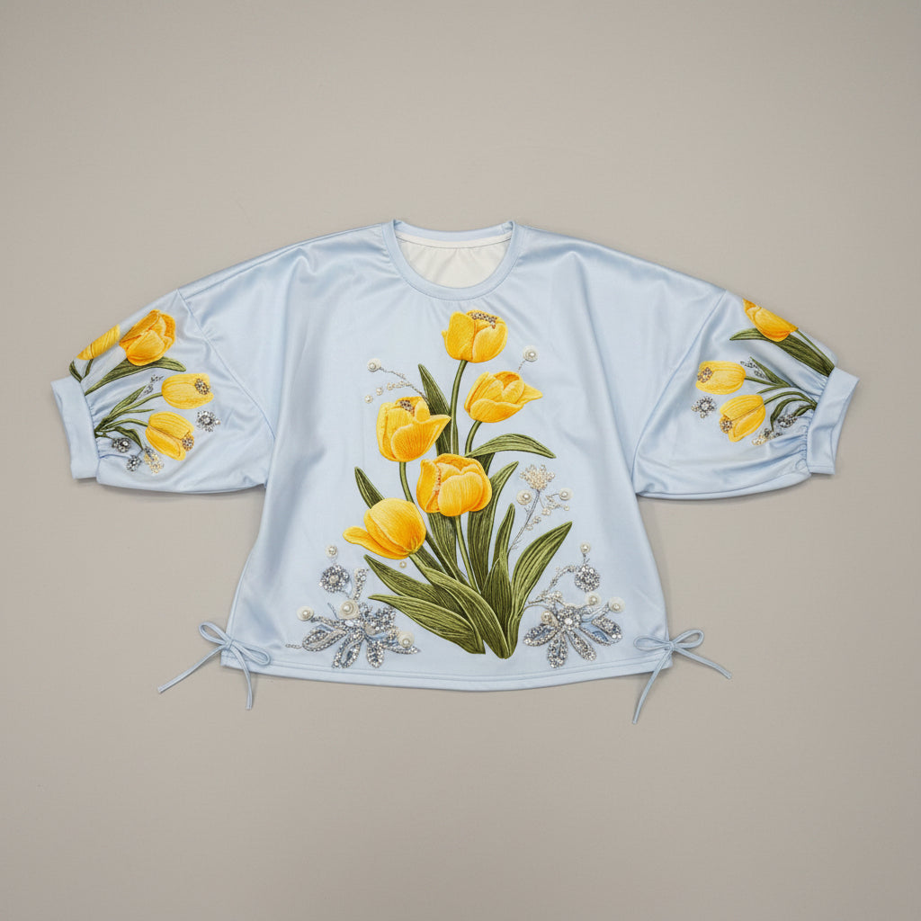 Shirt Yellow Flowers