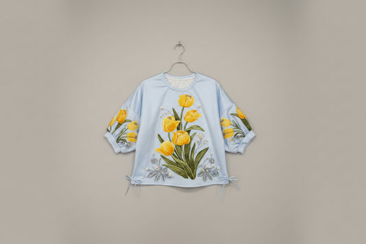 Shirt Yellow Flowers