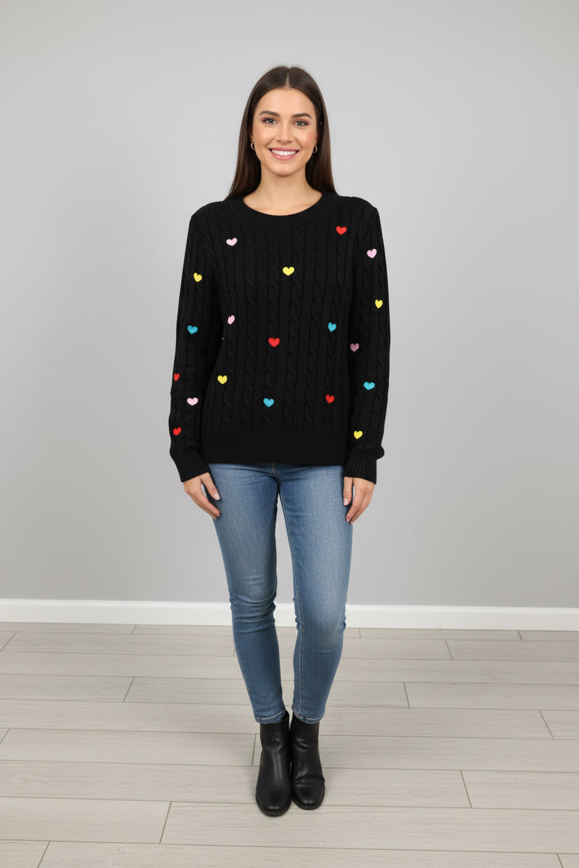 Sweater Rainbow Hearts