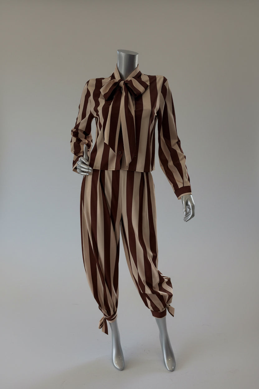 Set Brown Stripes