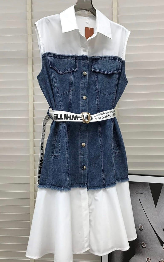 Denim dress