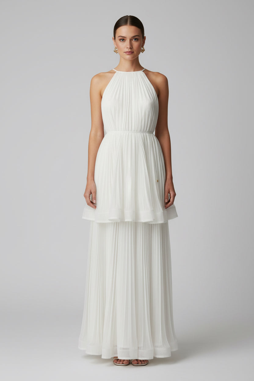 Dress White Tul