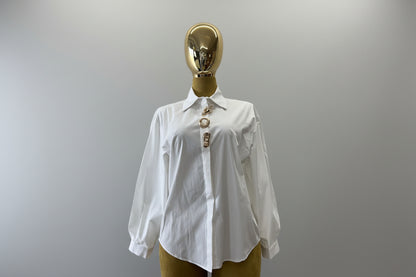Shirt white gold