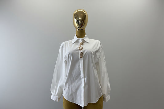 Shirt white gold