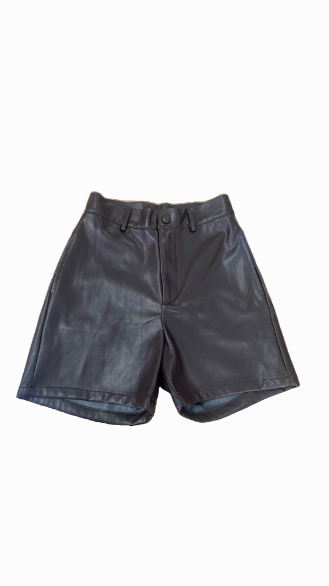 Leather shorts Mocha