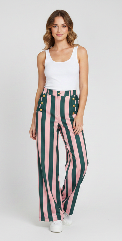 Pants Green/Pink