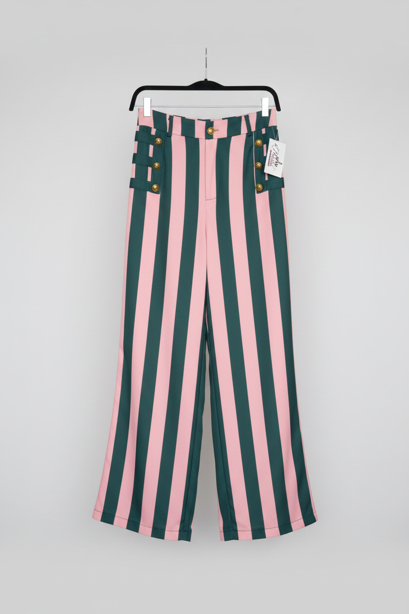 Pants Green/Pink