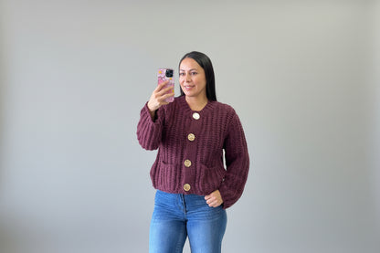 Coat Burgundy