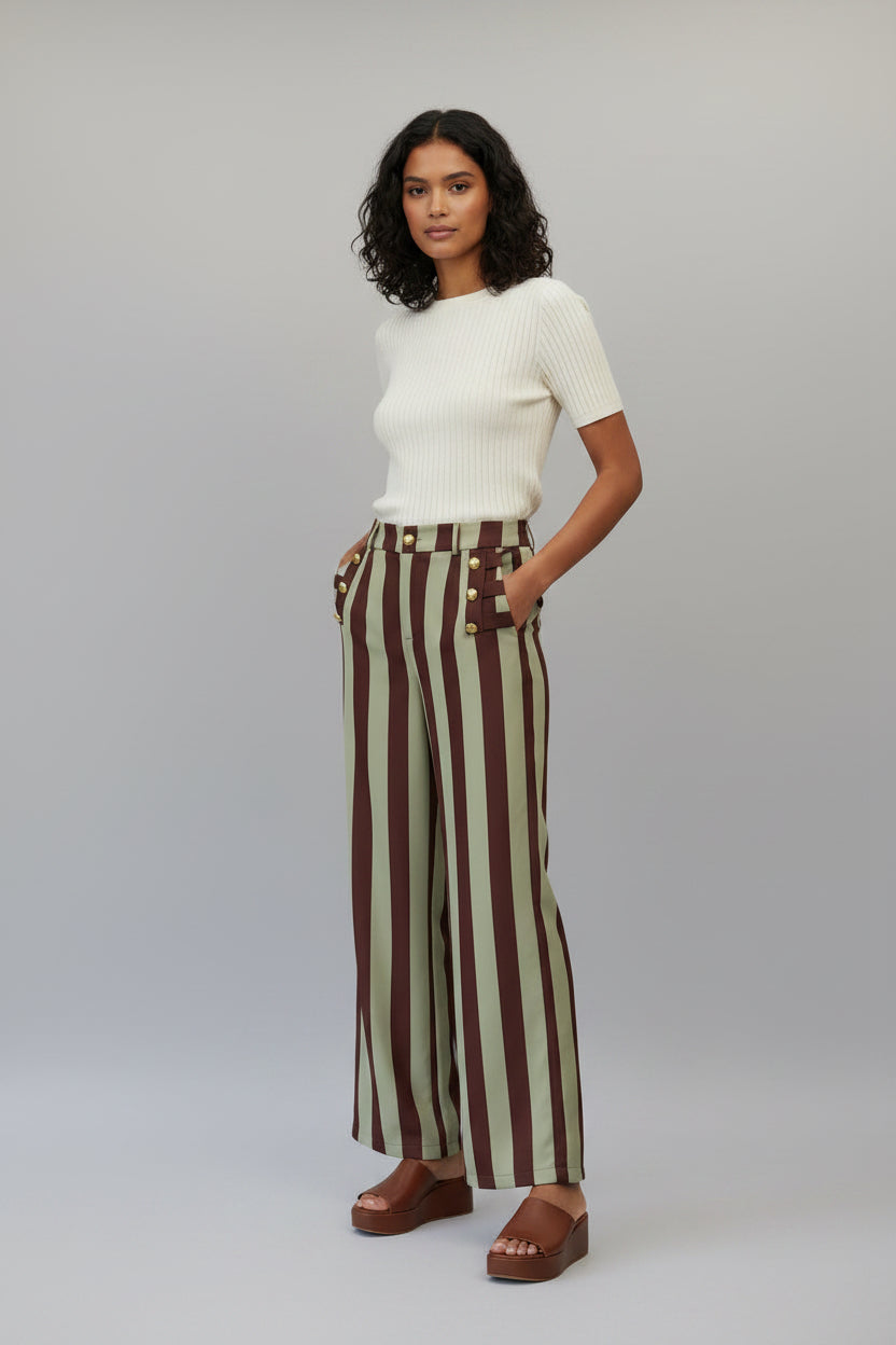 Pants Green/Brown