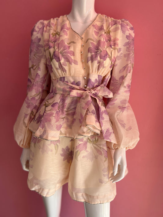 Set Purple Flower