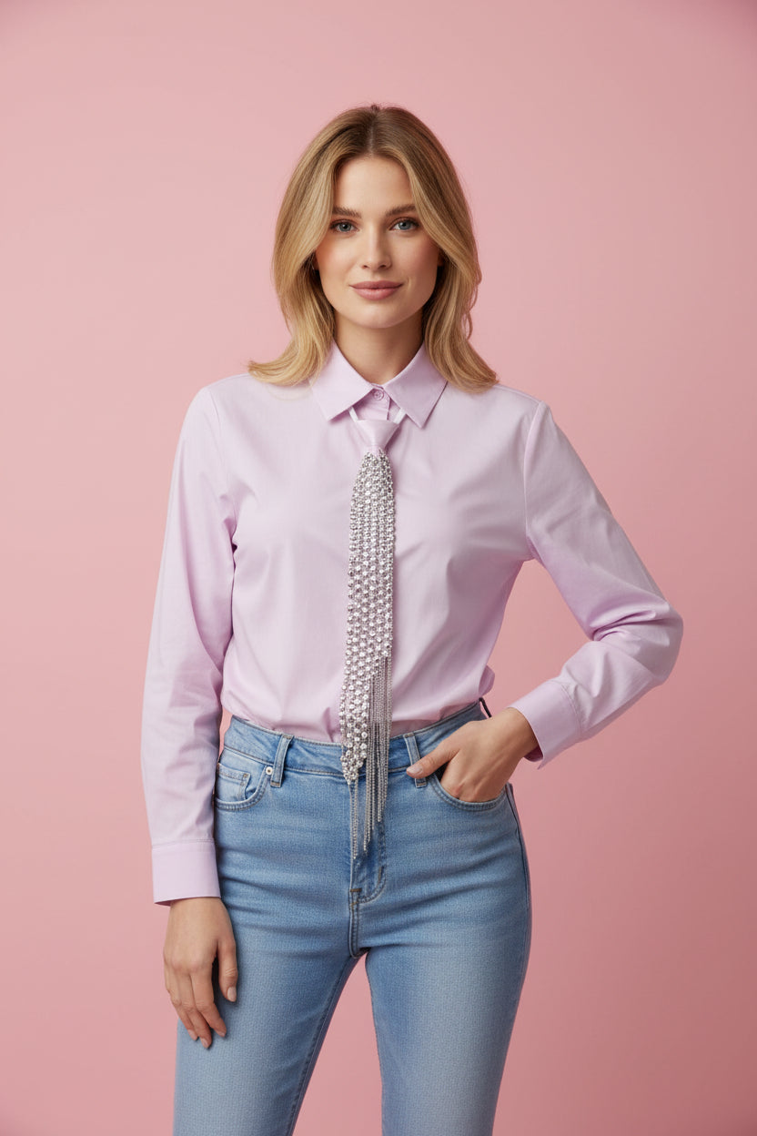 Shirt Tie Pink