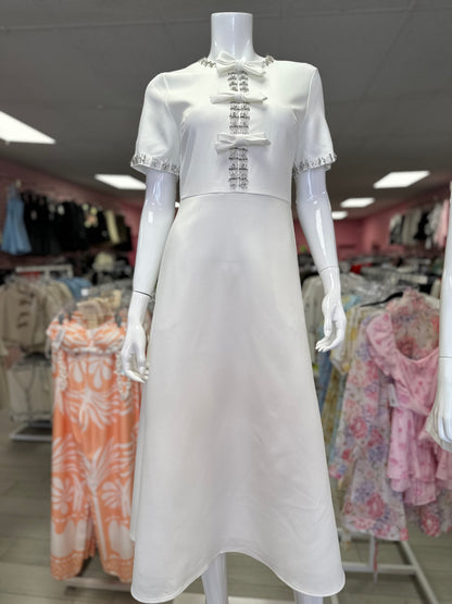 Dress Moño Blanco