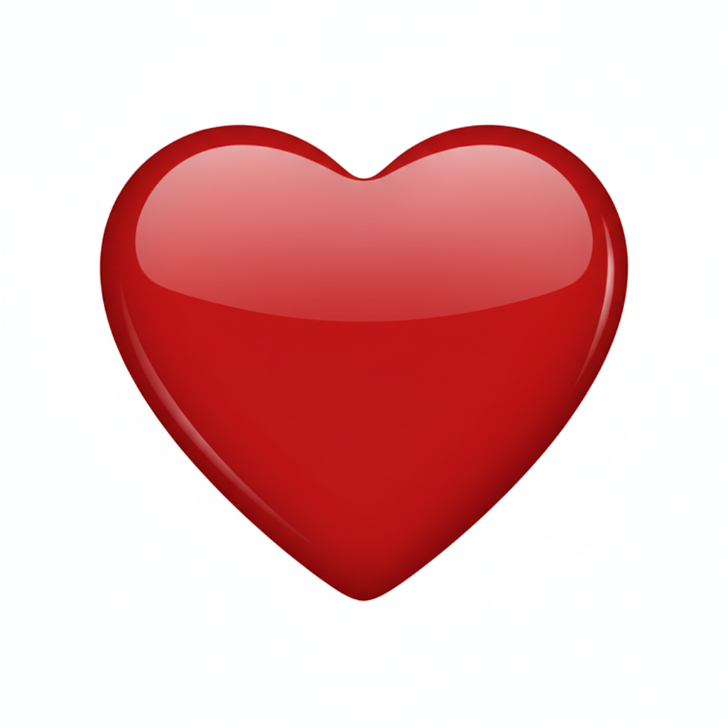 can you make me a red solid hear